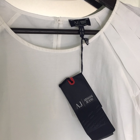 New Armani Jeans silk and cotton brand new blouse - Picture 5 of 7
